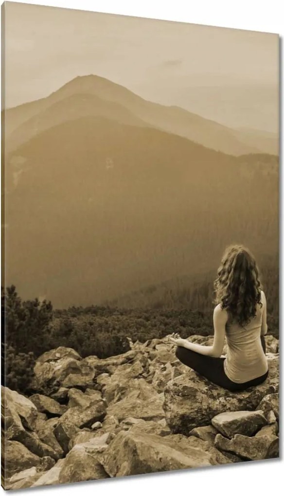 Vászonkép 80x120 Pillantás felülről Gondolatok