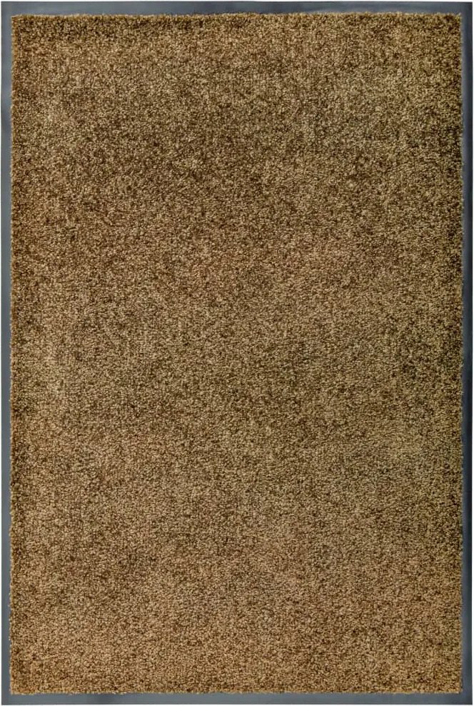 vidaXL barna kimosható lábtörlő 60 x 90 cm