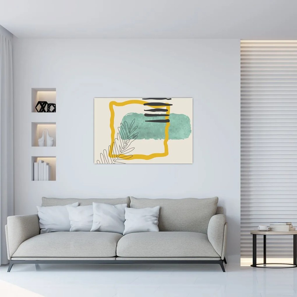 Kép - Absztrakt lapok N⁰2 (90x60 cm)