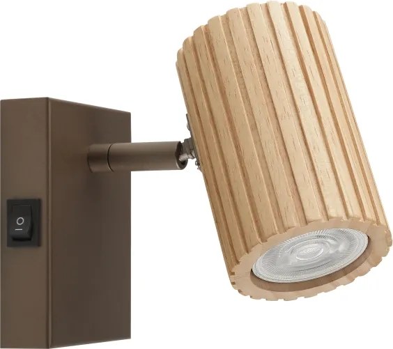 Brilliant - Fali spotlámpa LAKEWOOD 1xGU10/10W/230V barna