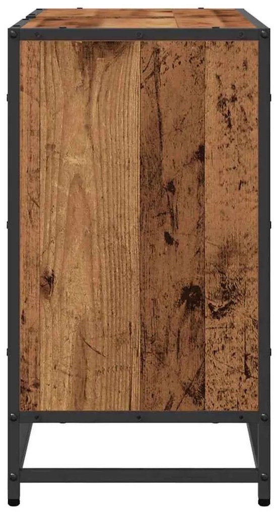 Fürdőszobai mosdószekrény Régi fa 65 x 33 x 60 cm Faanyag