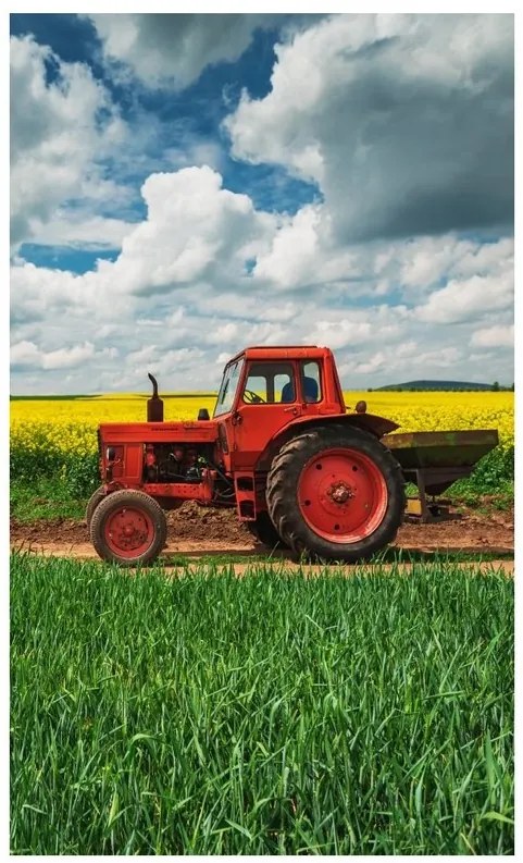 Traktor Field Work kéztörlő arctörlő, törölköző 30x50cm