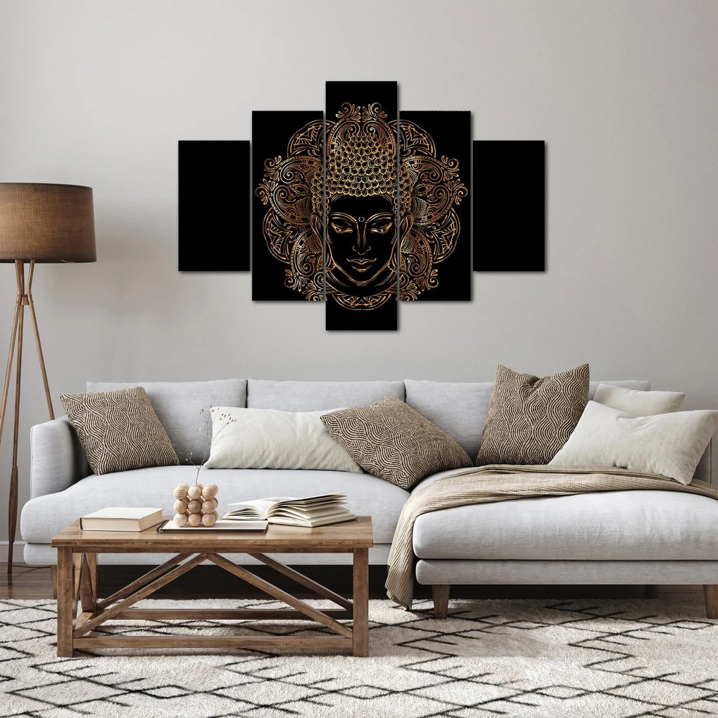 Arany Buddha képe (150x105 cm)