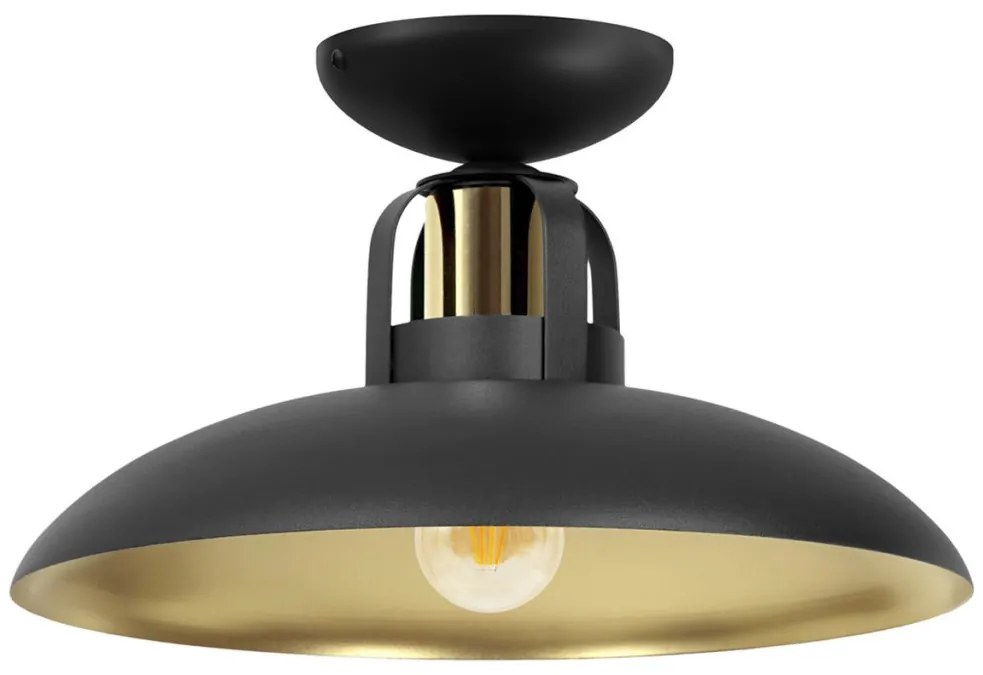 MILAGRO MLP8905 FELIX Loft Mennyezeti Lámpa Fekete, Arany E27 IP20