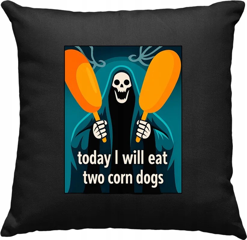 Párna corn dog halál mém vicc fekete
