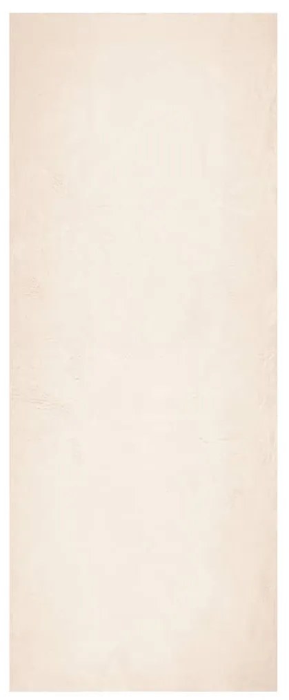 HUARTE bézs rövid szálú puha és mosható szőnyeg 80 x 200 cm