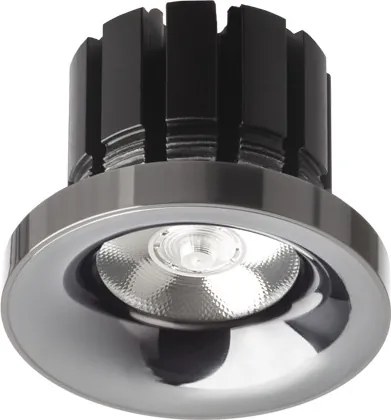 RENDL SHARM PLUS süllyesztett lámpa fekete króm 230V LED 10W 24° 3000K