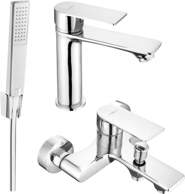 Mexen Royo R72 fürdőkád szett, króm - 72203R72-00