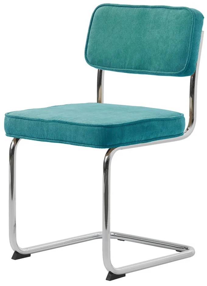 Türkiz kordbársony étkezőszék Rupert – Unique Furniture