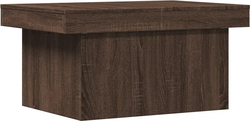 vidaXL barna tölgy színű szerelt fa dohányzóasztal 80 x 55 x 40 cm