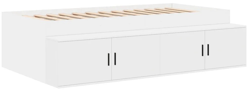 Fehér Tárolóágy keret 90x200 cm