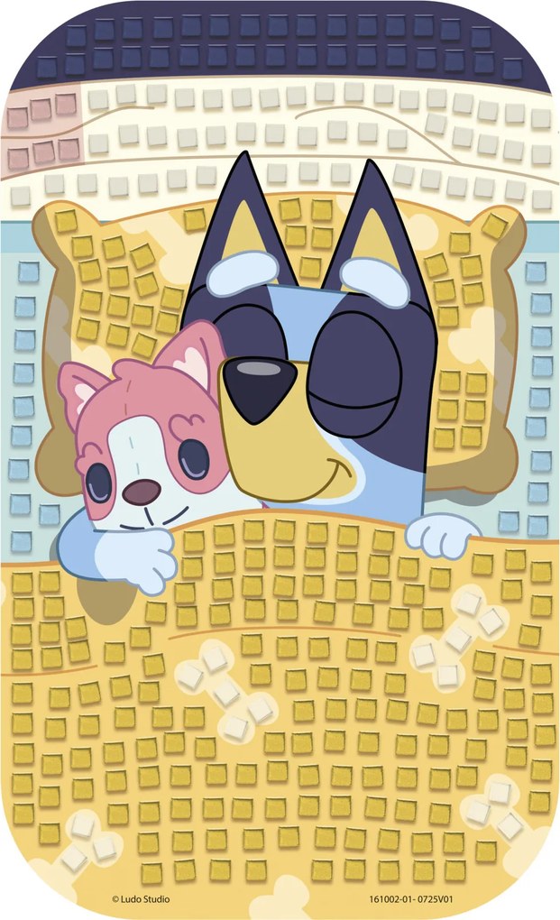 Bluey Bed habszivacs mozaikos kreatív szett