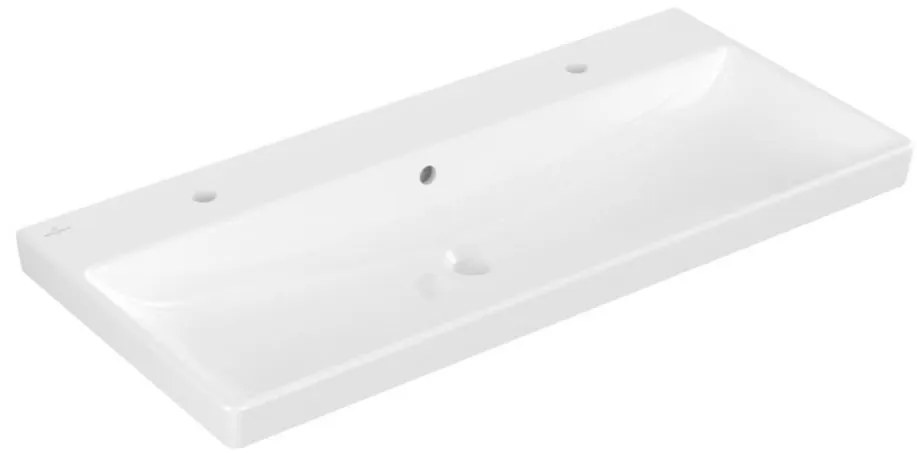 Villeroy & Boch 4156A401 - Függesztett mosdó AVENTO 100x47 cm kerámia/fehér