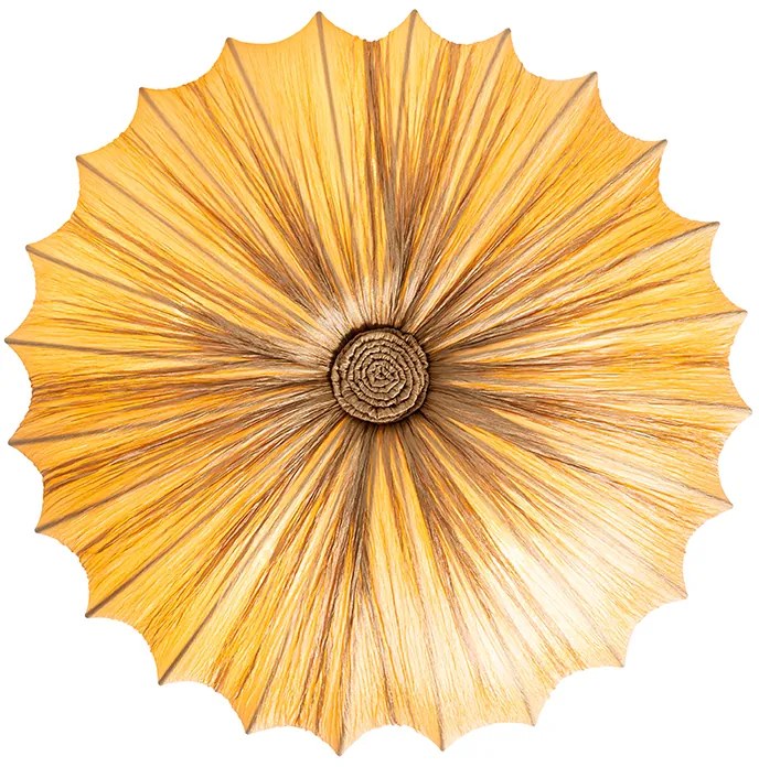 Dizájn mennyezeti lámpa bézs 60 cm 5-lámpás - Plu