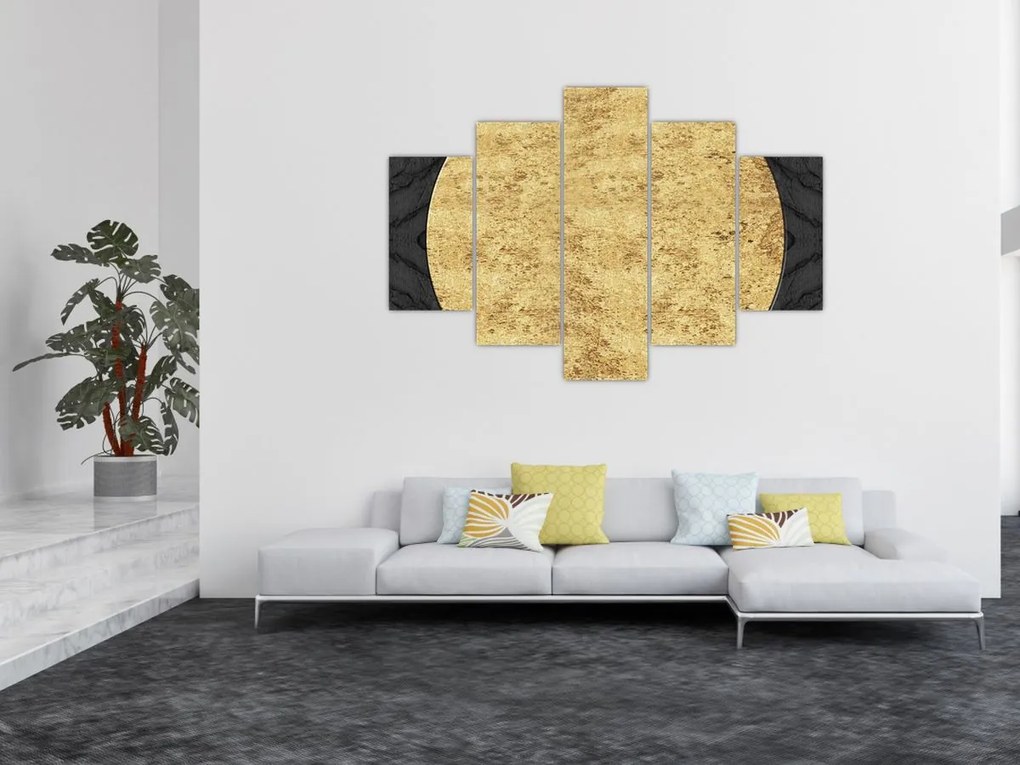 Kép - Arany szerkezet N⁰2 (150x105 cm)