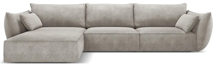 Világosszürke sarokkanapé (bal oldali) Vanda – Mazzini Sofas