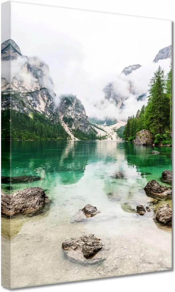 Vászonkép 20x30 Hegyi tó