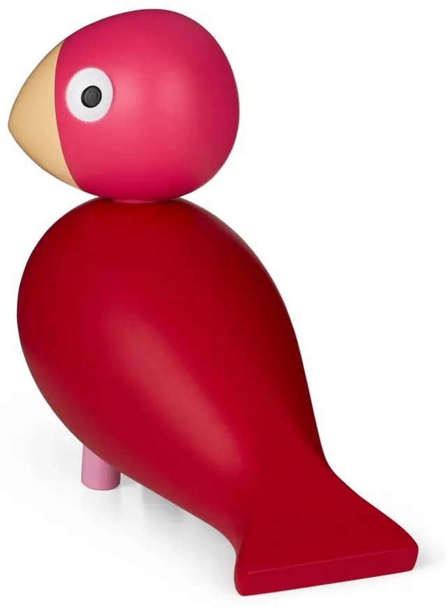 Tömörfa szobor (magasság 12,5 cm) Bird Flora – Kay Bojesen Denmark