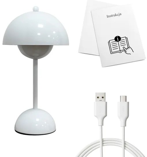 COSTA LED újratölthető érintésvezérelt asztali lámpa LED/3W/5V 2400 mAh 3000-6000K fehér