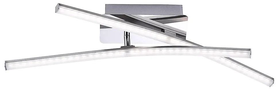 Leuchten Direkt 11270-55 - LED Felületre szerelhető csillár SIMON 2xLED/5W/230V matt króm