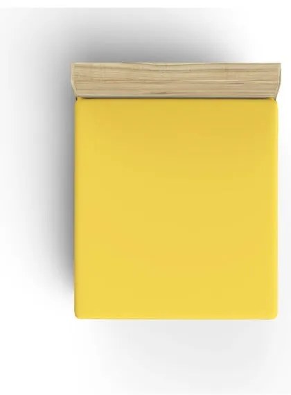 Sárga gumis pamut lepedő 140x200 cm – Mijolnir