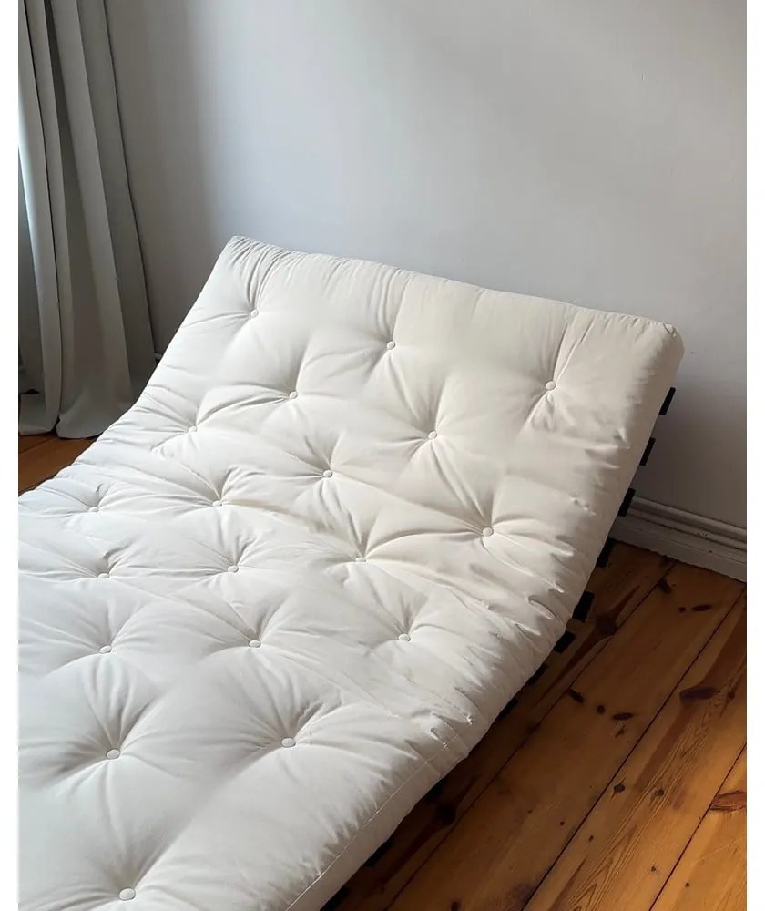 Bézs kinyitható kanapé 140 cm Roots Black Night – Karup Design