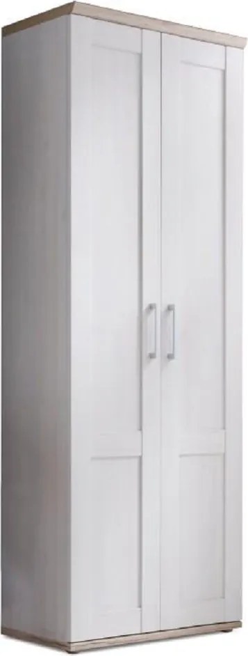 Szekrény, fehér/san remo, PROVENSAL