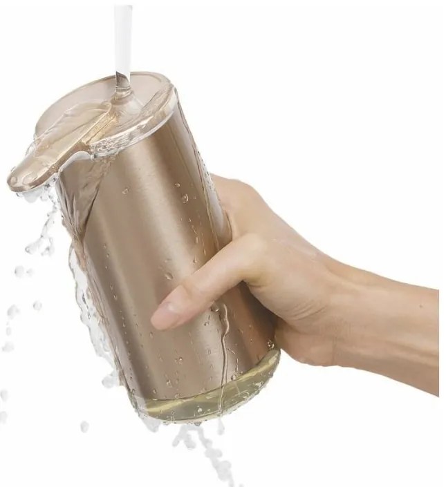 Érintésmentes szappanhab adagoló, 295 ml, rózsa arany
