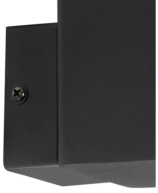 Kültéri fali lámpa fekete IP44 mozgásérzékelővel - Denmark