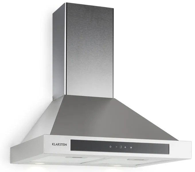 Klarstein Zelda 60, páraelszívó, 60 cm, 620 m³/ó, érintőképernyős, időzítő, nemesacél