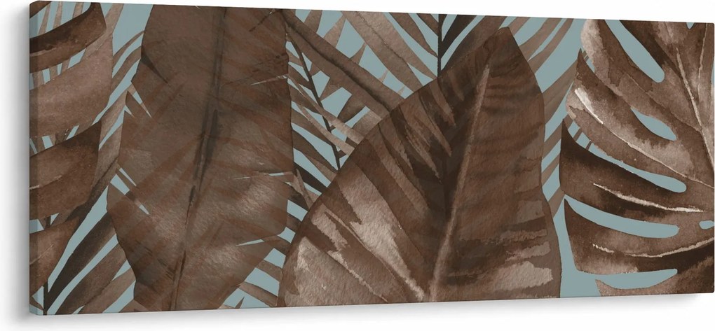 Kép - Pálma levél, akvarell (120x50 cm)