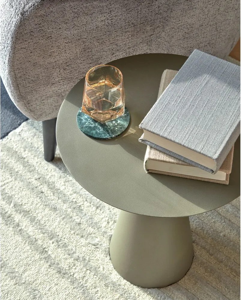 Fém kerek tárolóasztal ø 40 cm Shirel – Kave Home