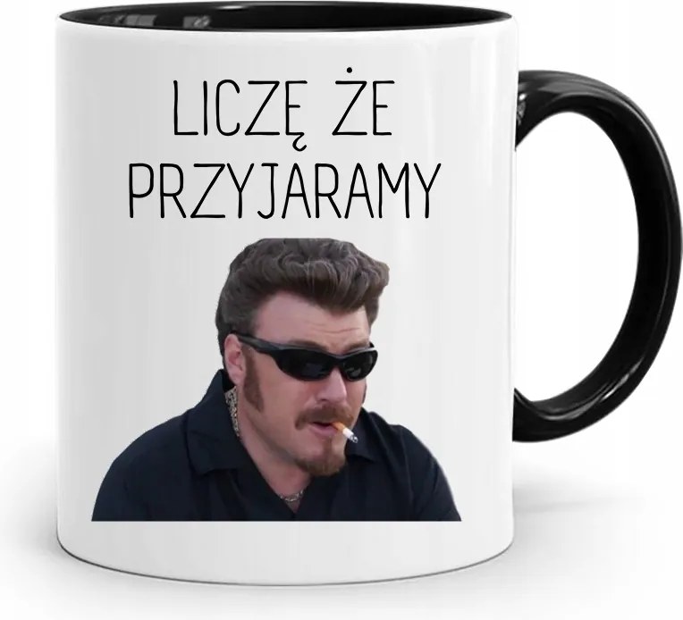 Bögre Fekete Vicces Remélem Felveszjük A Nyomtatott Fotót