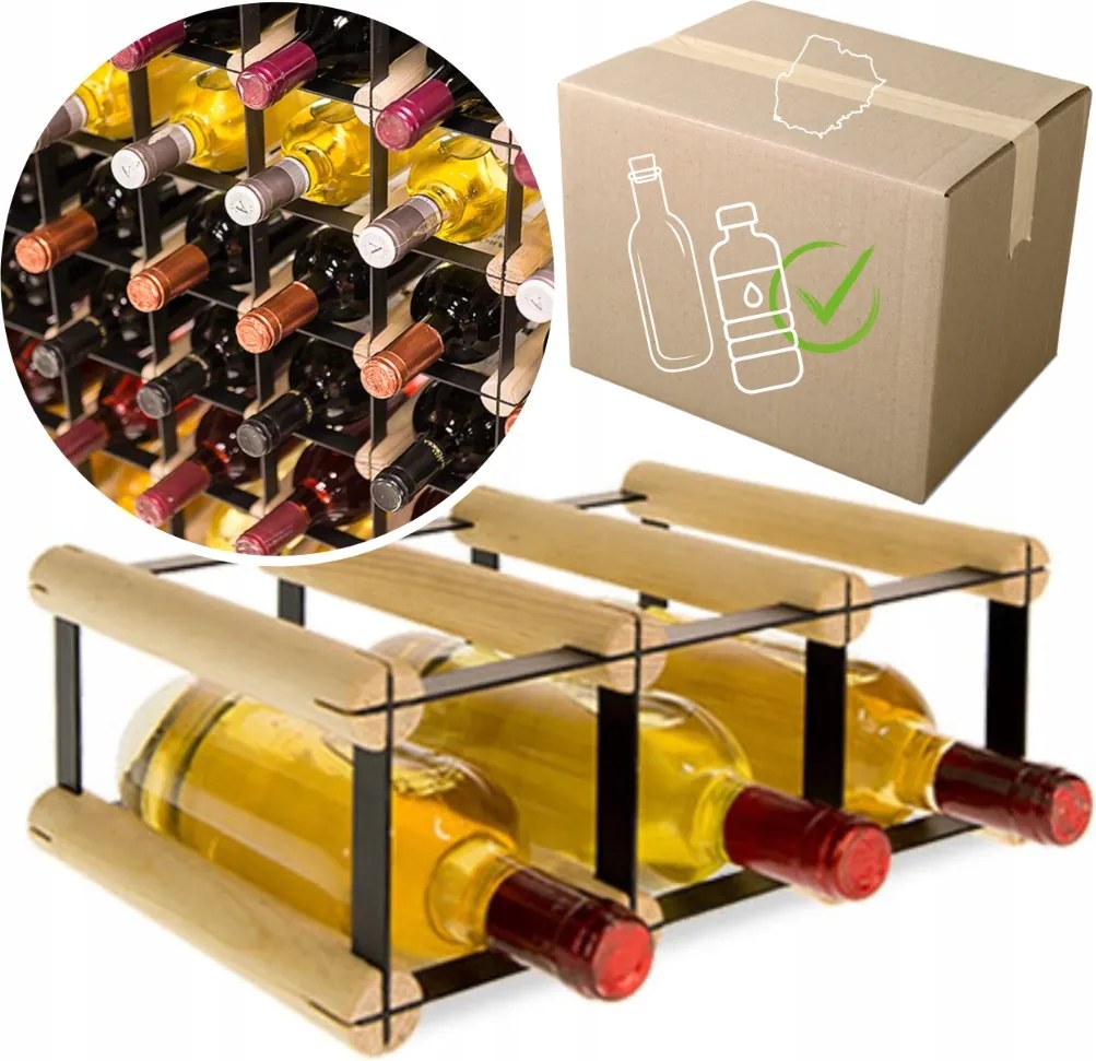 Palacktartó állvány Pet fém fa Eko 3 cipő Tömör