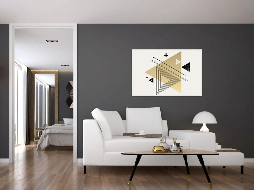 Kép - Geometriai formák N⁰4 (90x60 cm)