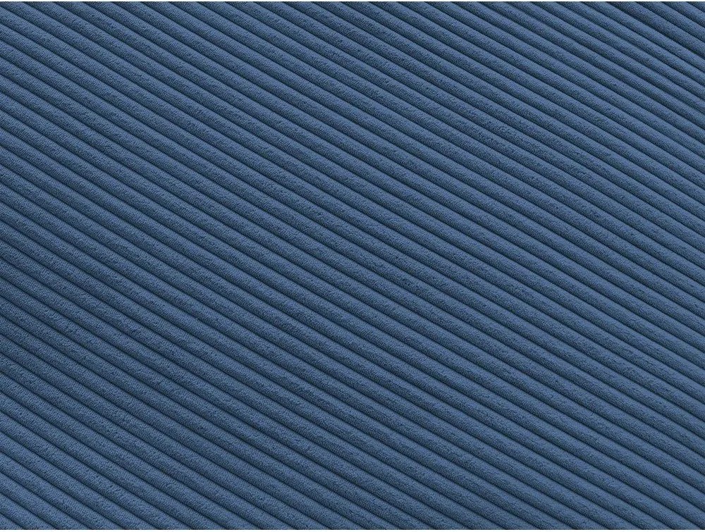 Kék kordbársony kanapé 250 cm Belair – Bobochic Paris