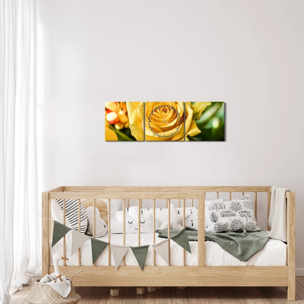 Rózsa képe (órával) (90x30 cm)