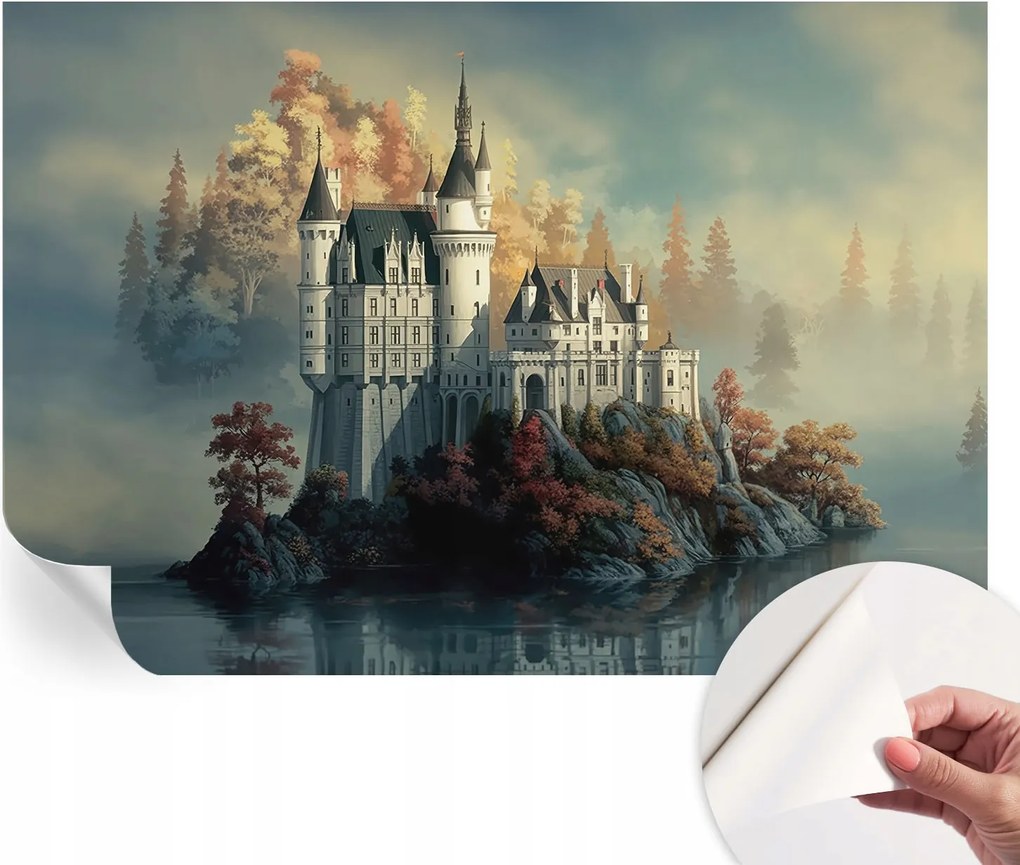 Öntapadós fotótapéta Nappaliba és Hálószobába Mesevár 152x104