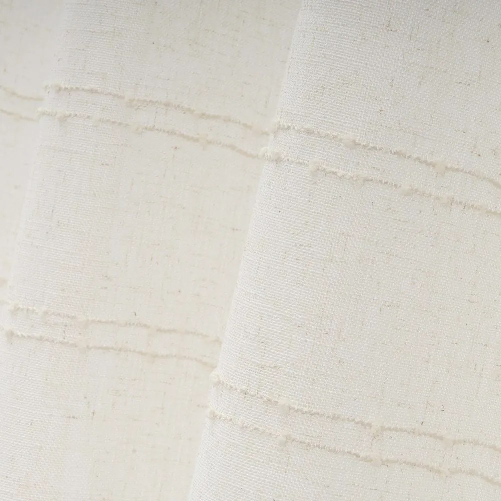 Bézs lenkeverék függöny 140x260 cm Nodes – Casa Selección