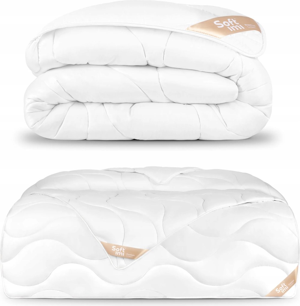 Évszaknak Megfelelő, Antiallergén Paplan 140X200 Szatén Pamut Premium, Lengyel Gyártmány