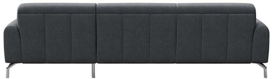 Puzo világosszürke sarokkanapé jobb oldali fekvőfotellel - MESONICA