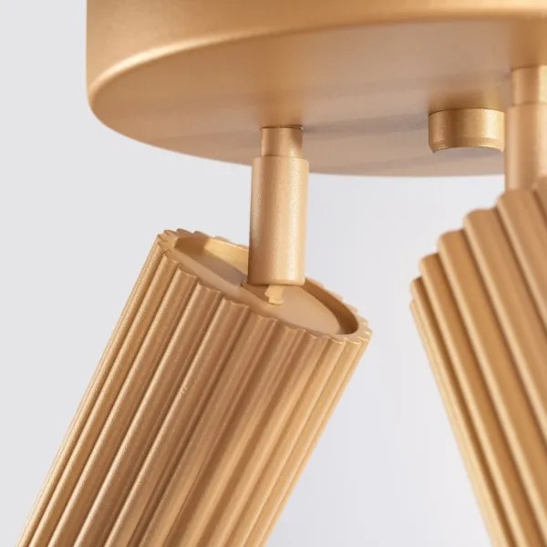 Sollux SL.1563 - Spotlámpa KARBON 3xGU10/10W/230V arany