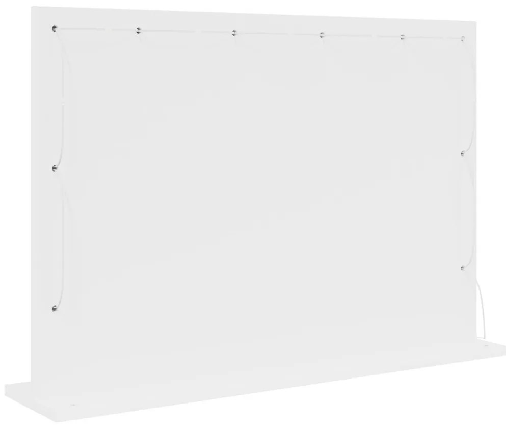 LED világítással ellátott sminktükör fehér 80x55x18 cm