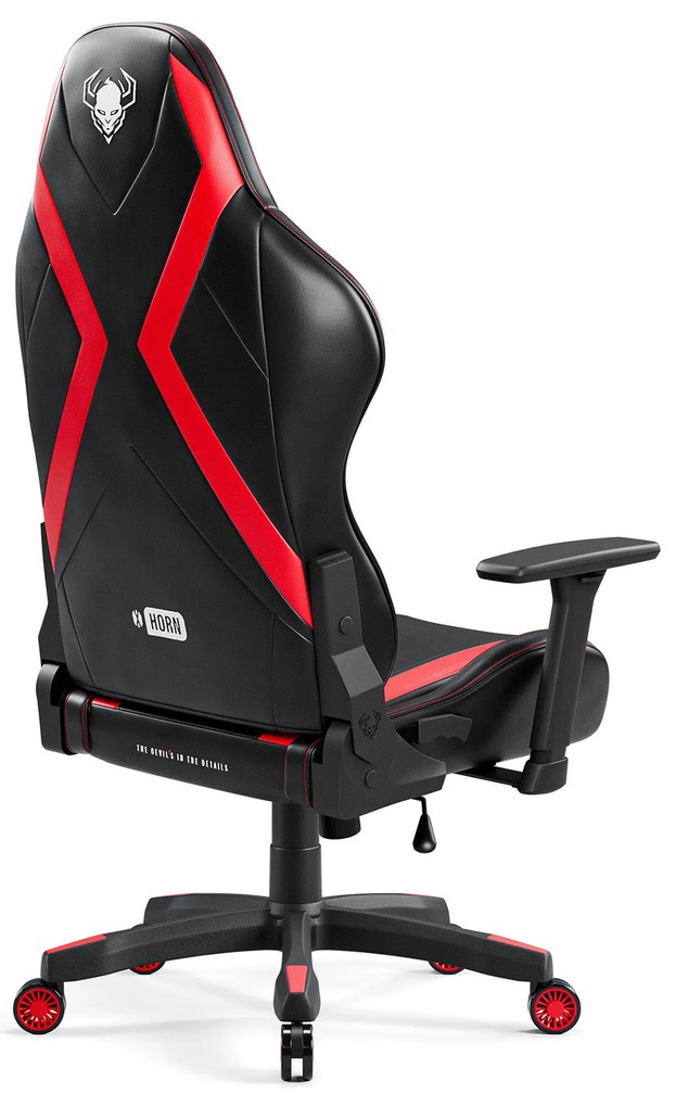 Gamer szék Diablo X-Horn 2.0 Átlagos méret, Fekete-piros