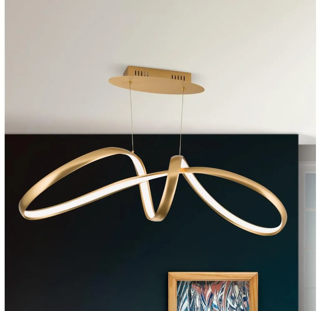 Orion HL 6-1663 - CIRCUS LED/36W/230V állítható fényű arany függeszték