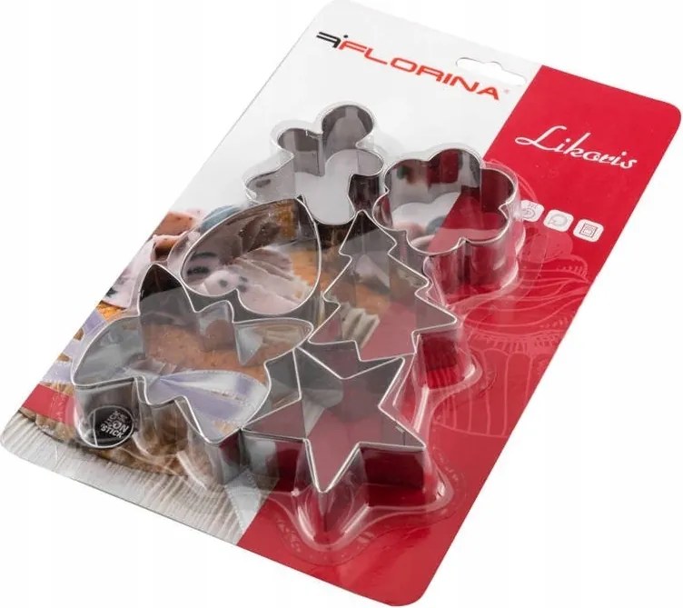 Sütemény Lyukasztó Készlet Karácsonyi Formák Likoris Florina