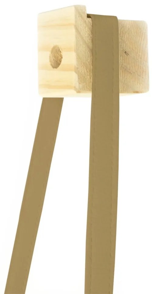 Colgante barna fenyőfa kaspó, 17 x 62 cm - Surdic