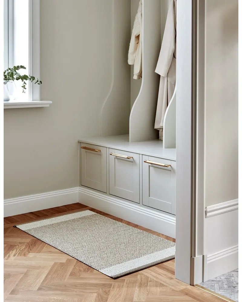 Bézs kültéri-beltéri futószőnyeg 85x260 cm Edit Mud Vanilla – Pappelina