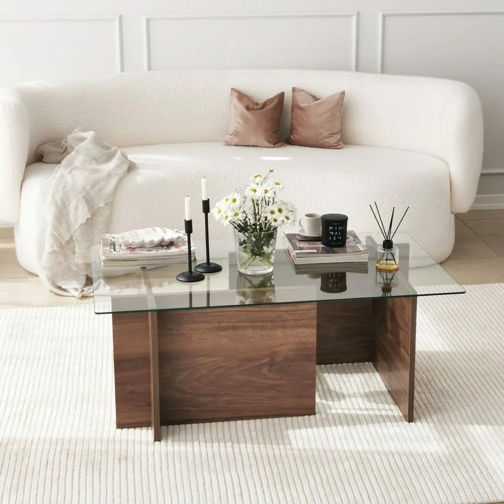New Escape Walnut konferenciaasztal