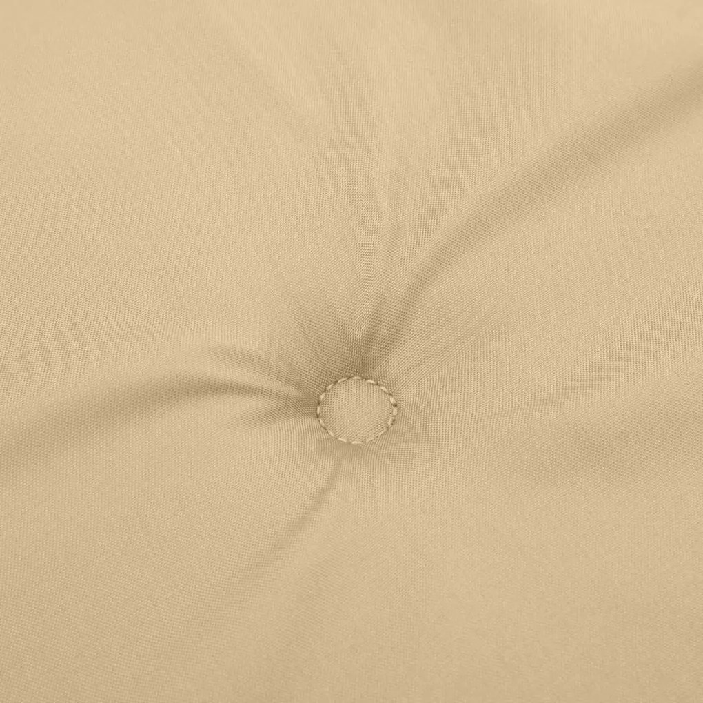 2 db melange bézs szövet kerti padpárna 180 x 50 x 7 cm